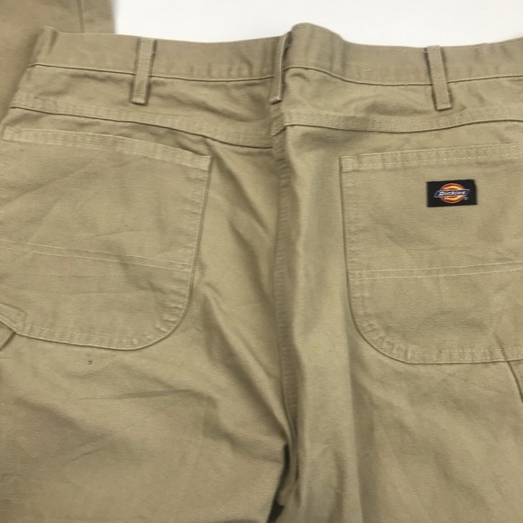 Dickies Canvas Carpenter Cargo Painter Beige Pants - Picture 6 of 10